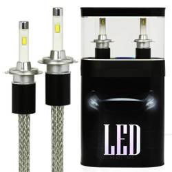 A set of LED bulbs H7 80W 9600lm R4 Lumiled LUXEON 12V-24V