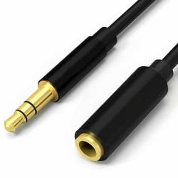 AFB-2-2M-Black | Extension Mini Jack | and gold-plated connectors | quality HQ