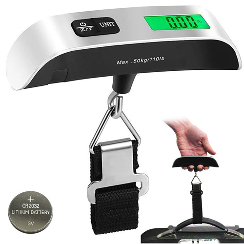 OCS-13 | Electronic luggage scale | thermometer | up to 50kg ± 10g