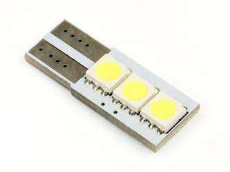 Auto-LED-Lampe W5W T10 3 SMD 5050 CAN-BUS-seitig
