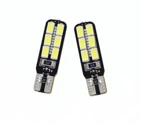 Auto-LED-Lampe W5W T10 5630 12 SMD CAN BUS VERSAHEN