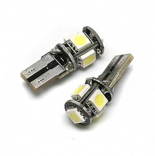 Auto-LED-Lampe W5W T10 5 SMD 5050 CAN BUS