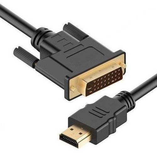 HB-2-2M-Schwarz | HDMI-DVI-Kabel | HDMI1.4 | 4K | 3D