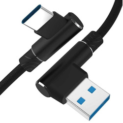 AM30 | Type-C 1M | Kątowy kabel USB do ładowania telefonu | Quick Charge 3.0 2.4A