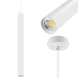 CTD-L60CM-WHITE | Biała lampa wisząca | Nowoczesna lampa sufitowa | Oświetlenie dekoracyjne