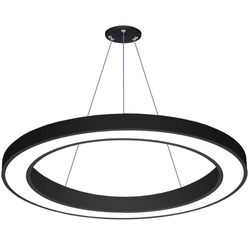 LPL-004 | Lampa sufitowa wisząca LED 60W | okrągła | aluminium | CCD niemrugająca | Φ100x6