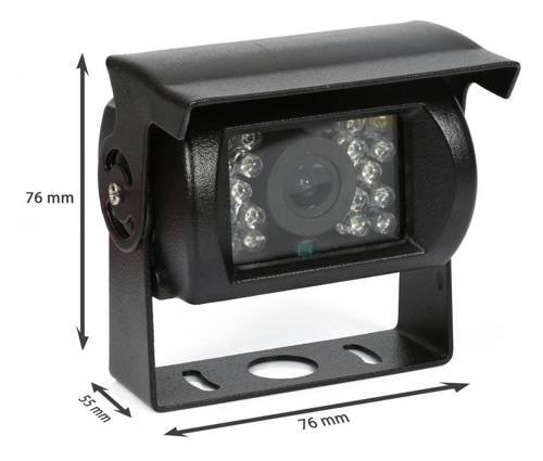 2w1 | PZ704 PZ470 | Zestaw - kamera cofania 18IR 12-24V ze składanym monitorem 4,3" LCD TFT