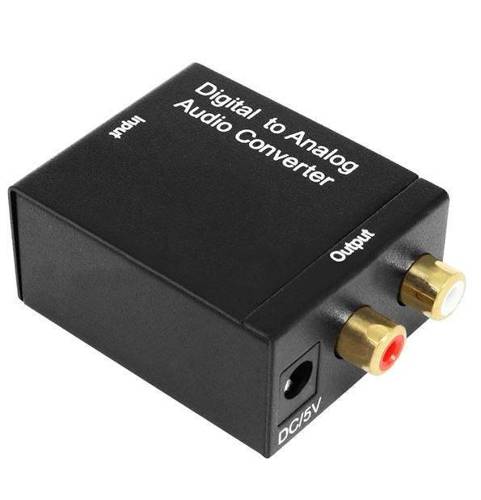 F101 | Konwerter sygnału AUDIO - Coaxial / Toslin SPDIF - RCA | Adapter EU 