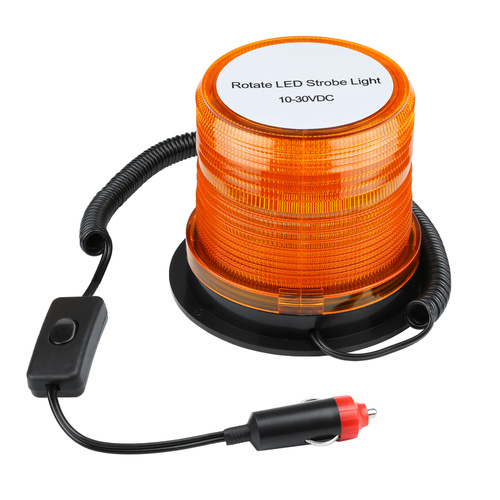 LED-033 | Lampa ostrzegawcza LED montowana na magnes | Kogut | światło stroboskopowe, światło rotacyjne