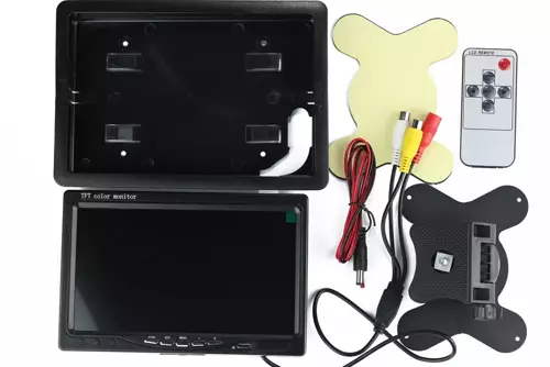 PZ607 | Panoramiczny monitor TFT LCD 7" 12-24V 2xVIDEO