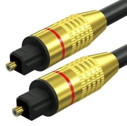 TS07-3-3M-Negru | Cablu optic Toslink | GOLD - conectori placati cu aur | HQ