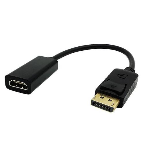 DP-H-30CM-Чорний | Кабель HDMI (f) - Display Port | 4K | 30 см