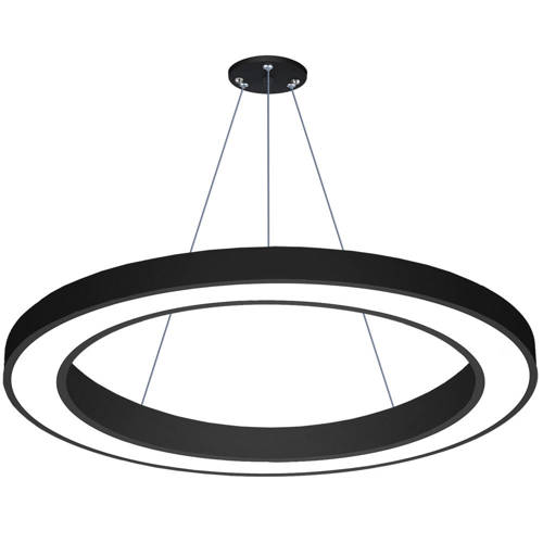 LPL-004 | Підвісний світлодіодний стельовий світильник 60W | круглий | алюміній | CCD не блимає | Φ100x6
